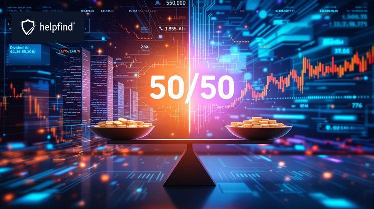 Portfele inwestycyjne 50/50 dywidendy i AI – jak zbudować zrównoważony portfel na przyszłość