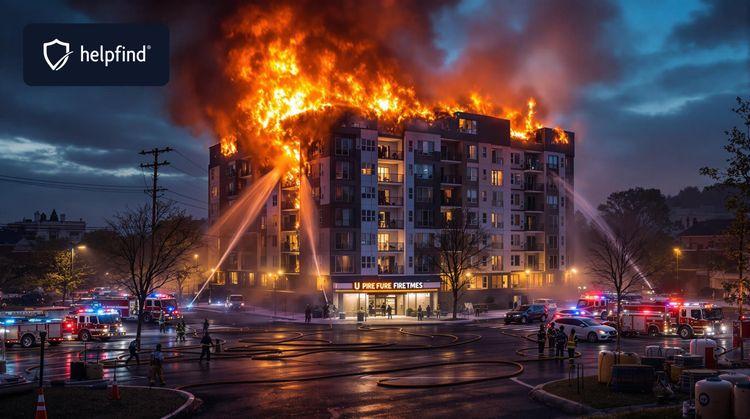 Pożar w Ząbkach – ogromne straty i kluczowa pomoc dla poszkodowanych mieszkańców