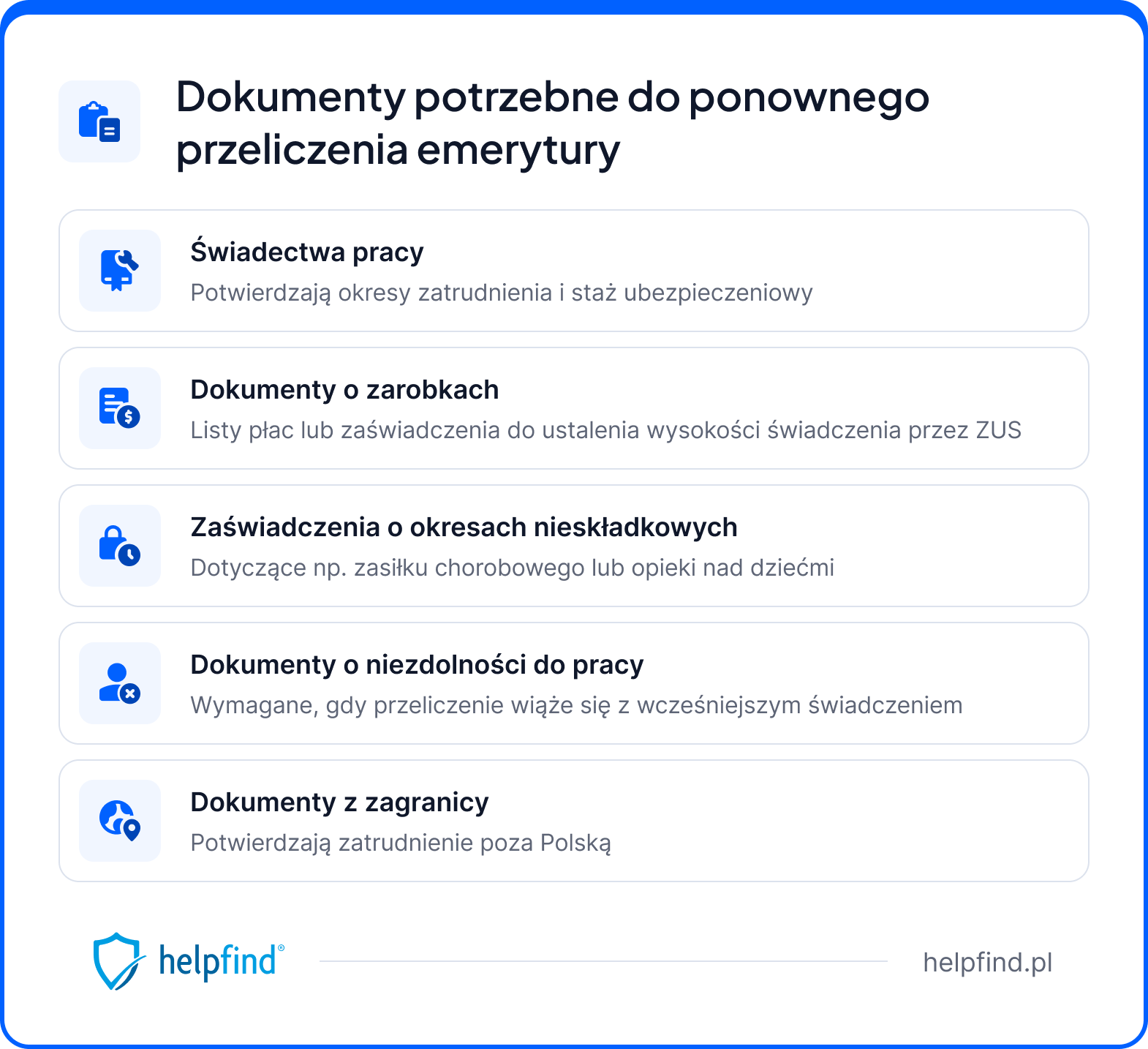 wniosek o ponowne przeliczenie emerytury