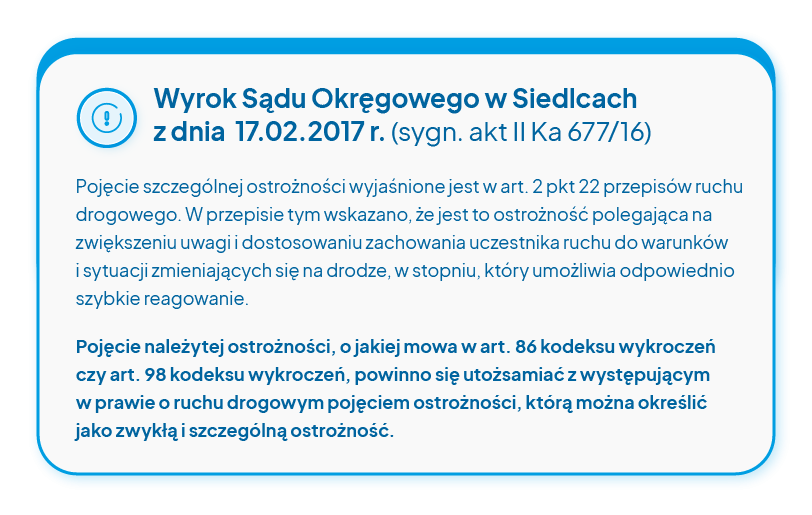 wyrok pojęcie szczególnej ostrożności