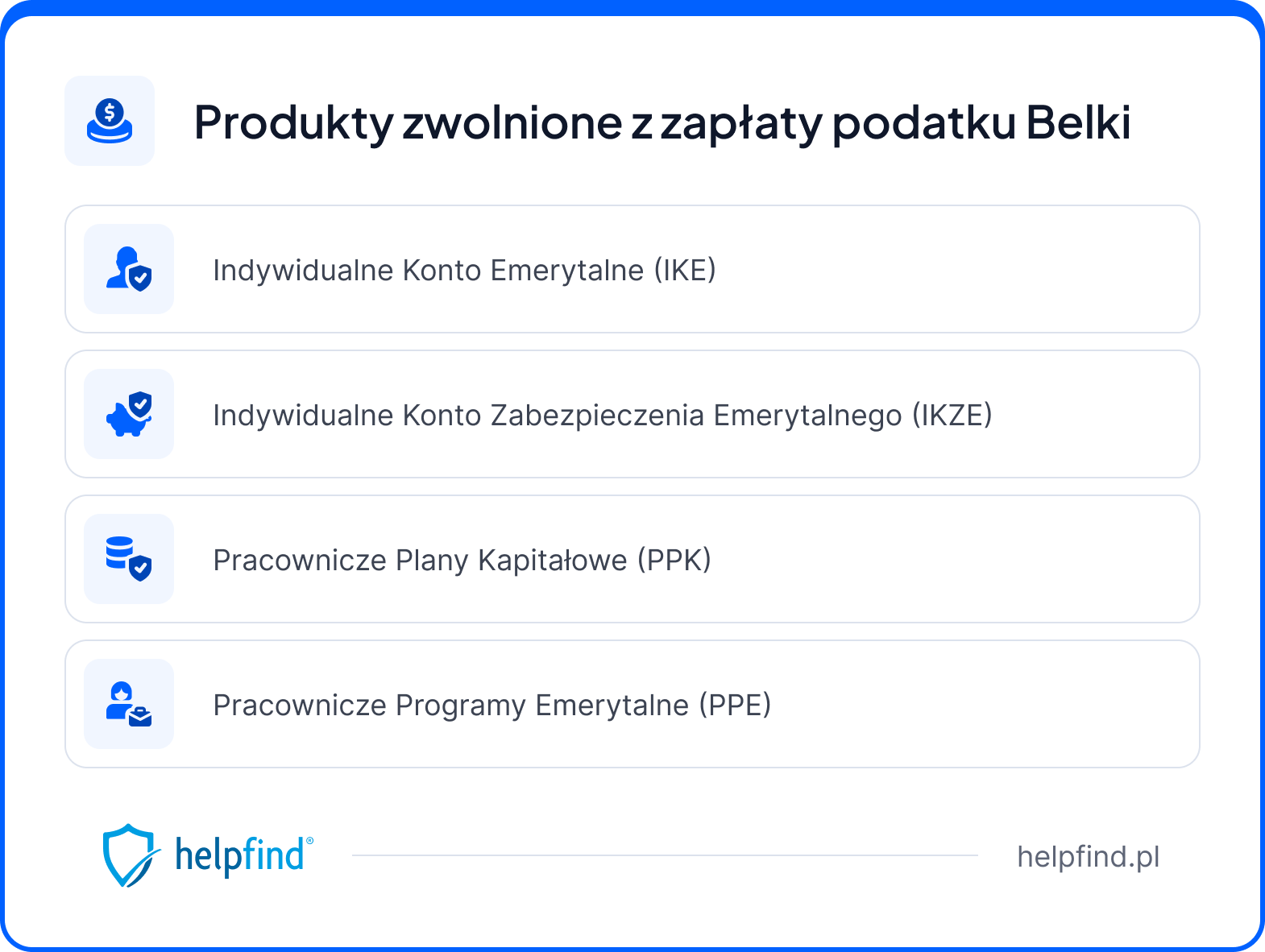 jak uniknąć podatku belki – produkty zwolnione z zapłaty